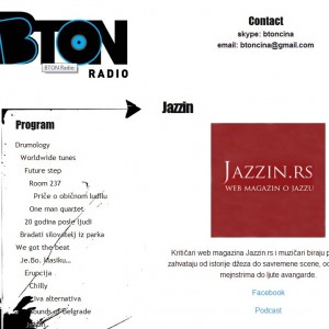 Jazzin podcast na BeTon radiju