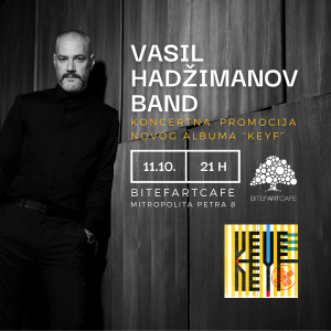 Vasil Hadžimanov Band promoviše novi album “Keyf” u Bitef Art Cafeu